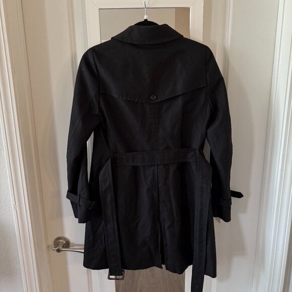 Coach Trench Coat Jacket Size XS Color Black - Picture 5 of 5